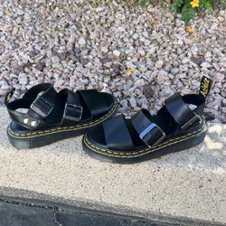Doc Martens Sandals Gryphon Quad Pisa Black size 5
