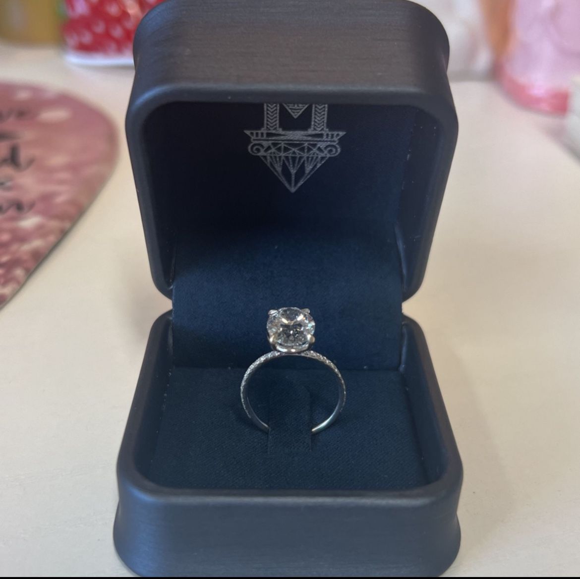 18k Diamond Engagement / Wedding Ring