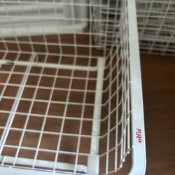 Elfa Metal Containers  For Storage