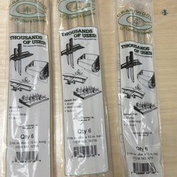 66 dowel rods-new-craft, hobby, home, school