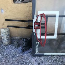 basketball backboard and rim