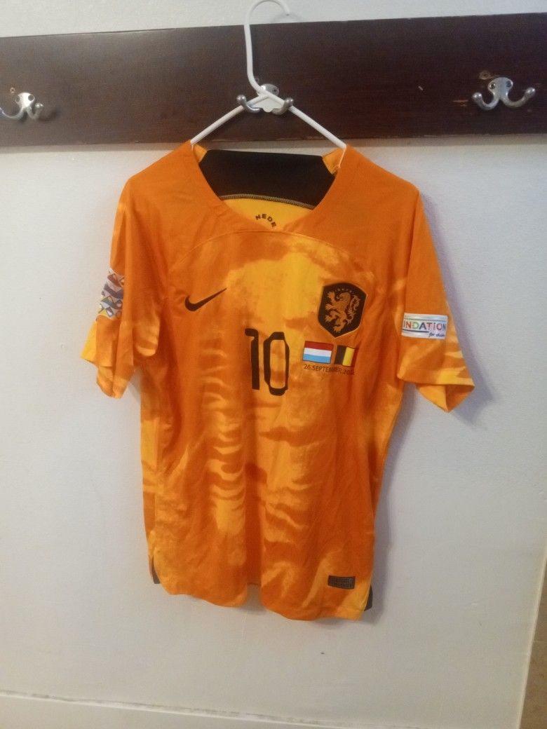 Netherlands Jersey Memphis #10