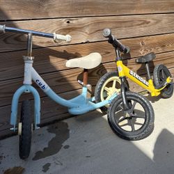 Used Balance bikes 