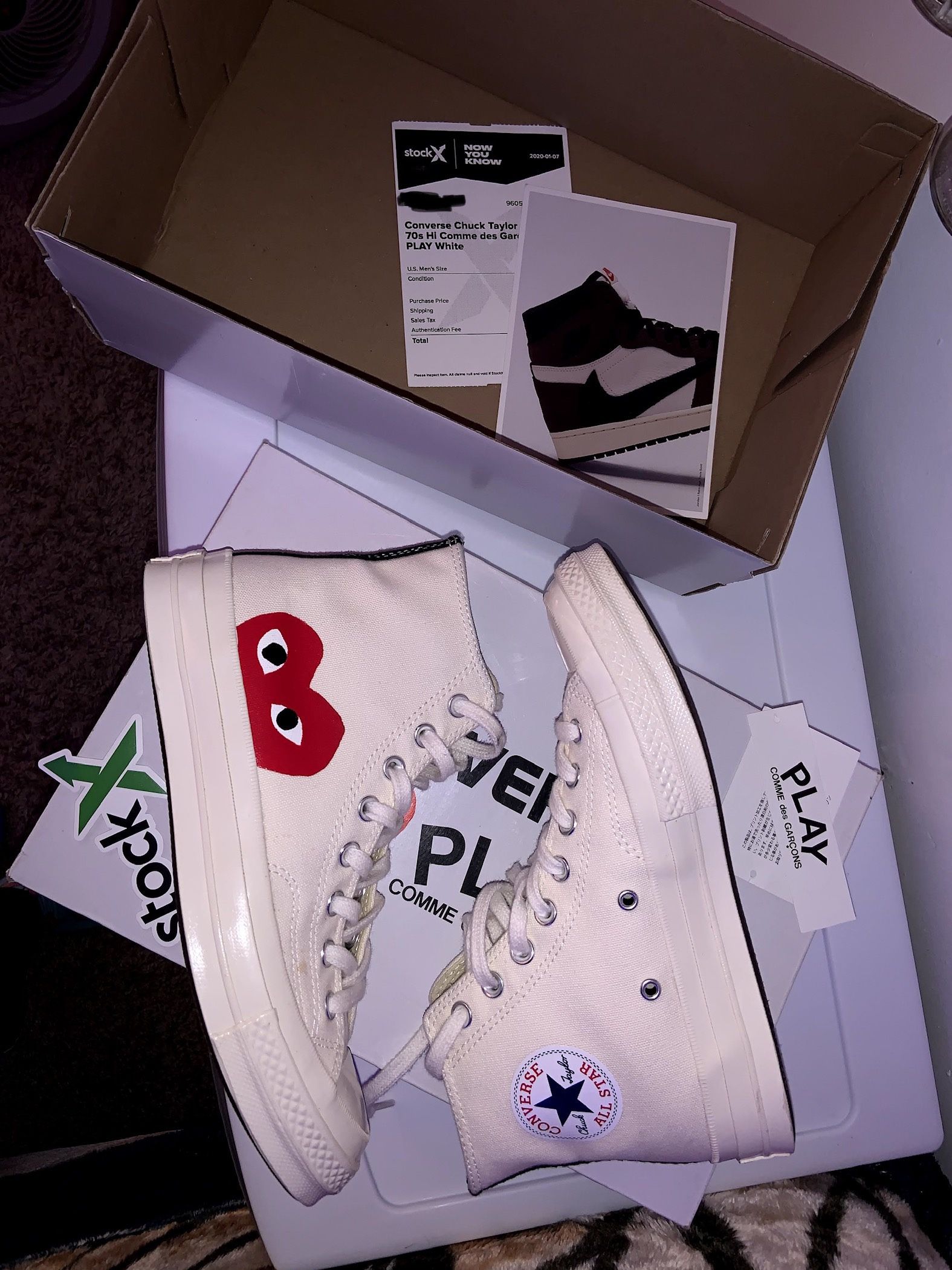 Converse Play Comme Des Garcons 