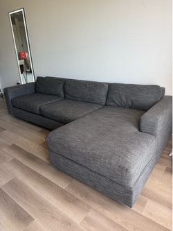 Grey West Elm Couch