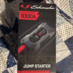 New Schumacher 1000A Jump Starter 