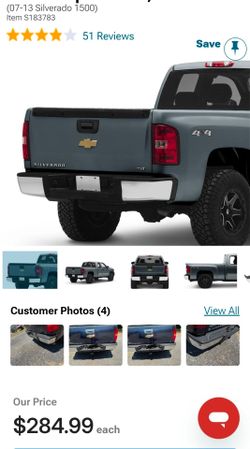 Rear bumber for 07-13 chevy Silverado