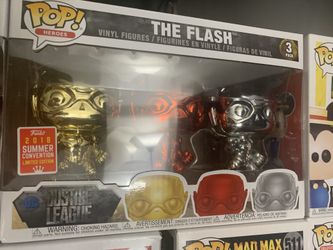Funko pop The flash 3 pack summer convention shared exclusive
