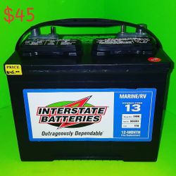 Deep Cycle Marine▪RV▪Battery▪$45 w/exchange