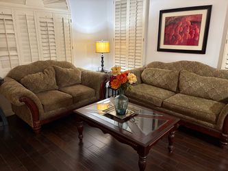 Sofa pair