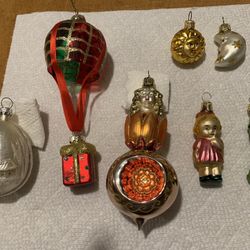 Vintage Collection Of Glass Ornaments