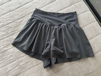 Aerie Real Me Black Shorts with Tights - Size Large-77469