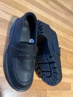 Wild fable chunky black platform womens loafer 7.5 size  7 1/2