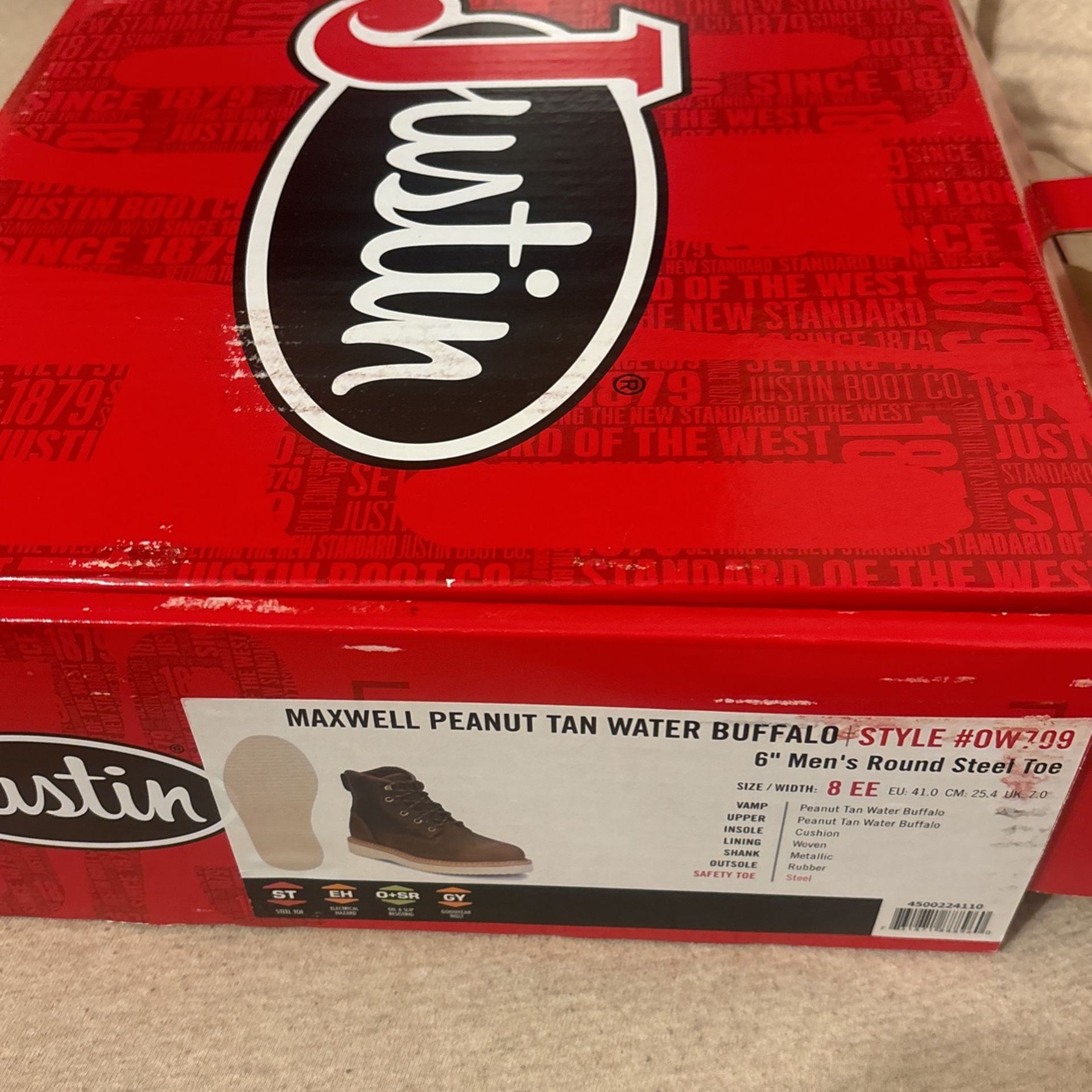 Justin Work Boots