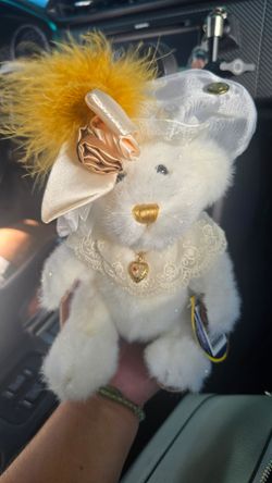 Osito "Tiffany" (Brass Button Pendant Bear) de Pickford Bears Ltd.