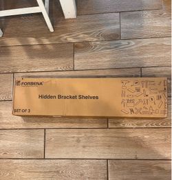 35.4 in x 7.8 in x 1.2 in floating wall shelves
