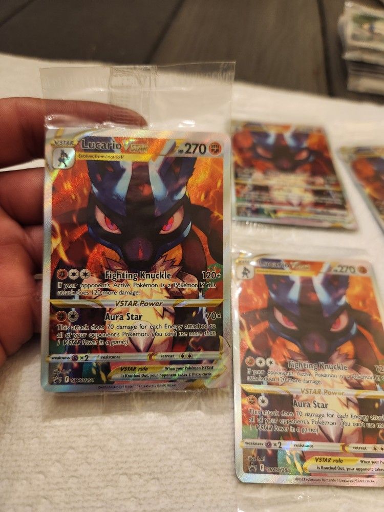 Lucario vstar291$ 5 cards for 25