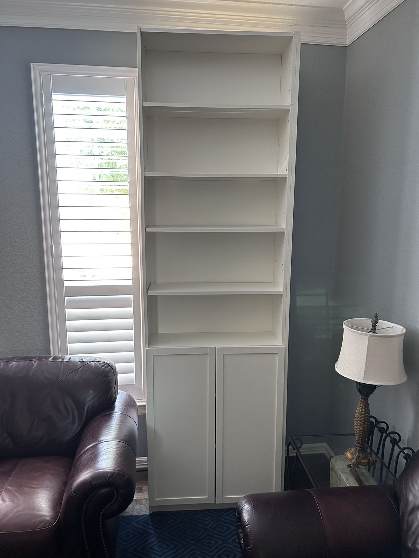 2 bookshelves 