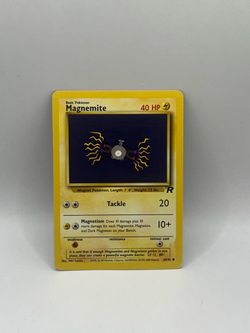 Pokemon Team Rocket Magnemite Card #60