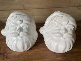 Sur La Table Santa Salt And Pepper Shakers, Never Used 