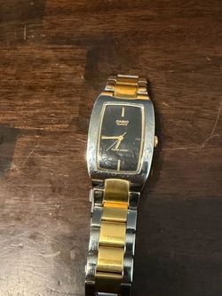 Casio Quartz Two-Tone Analog Watch