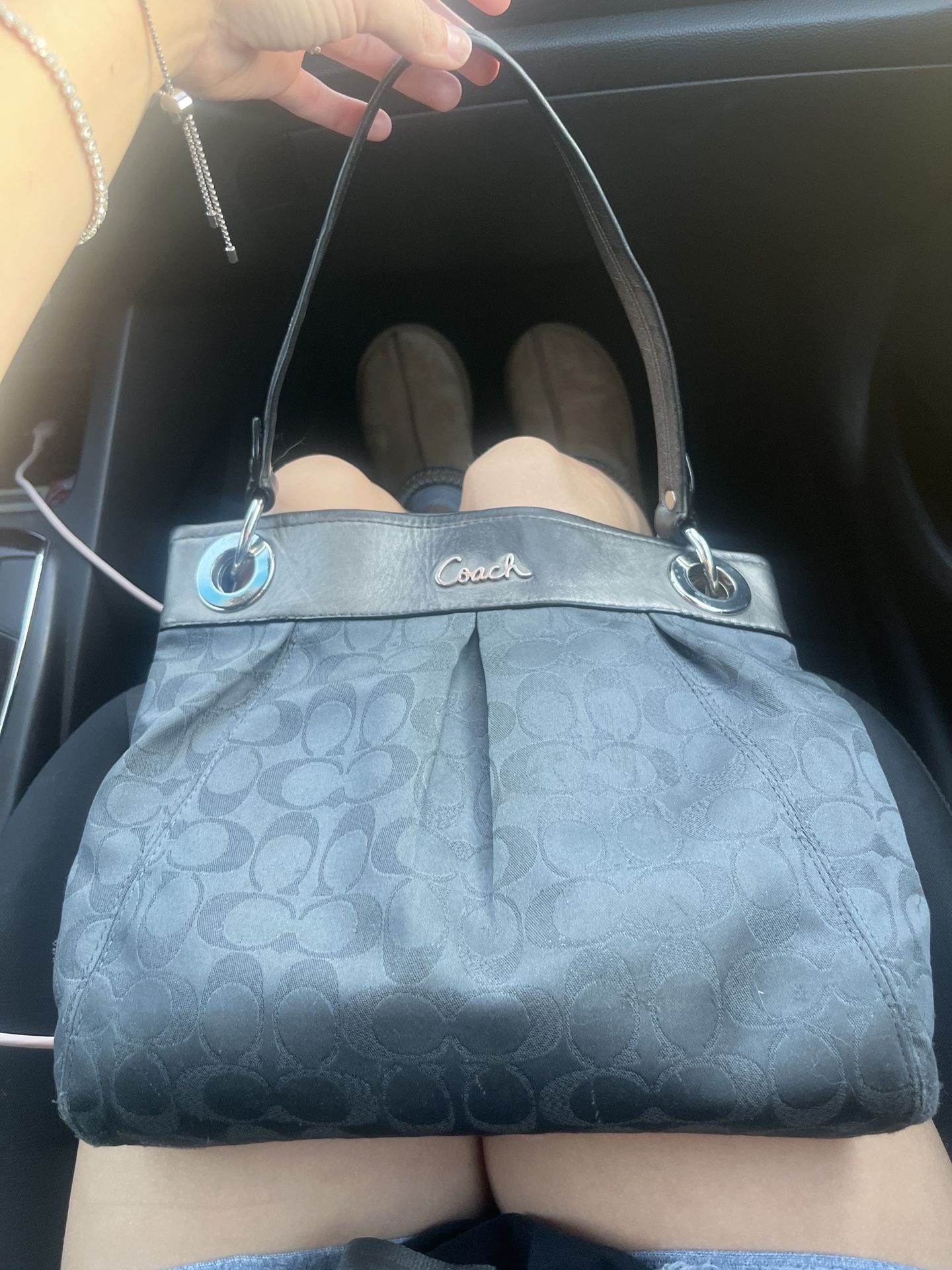 Authentic Coach Signature Canvas Purse