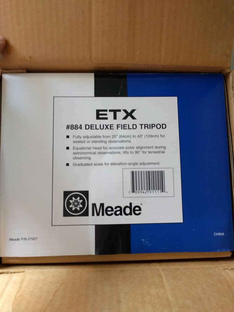 Meade ETX #884 Deluxe Field Tripod