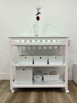 Diaper Changing Station - Delta, White