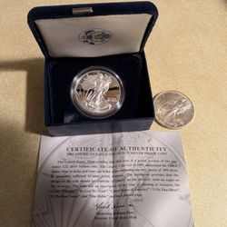 1oz Silver American Eagle Proof + 1oz Silver American Eagle