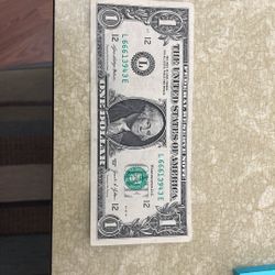 666 Serial Dollar Bill