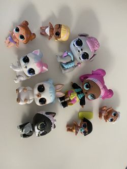 LOL Doll, sisters, & pets
