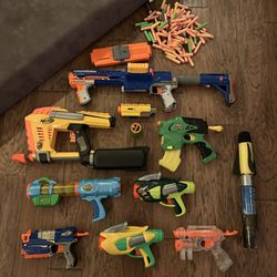 Assorted Nerf Guns