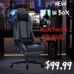 GTRACING GAME CHAIR NEW BLUETOOTH SPEAKERS 