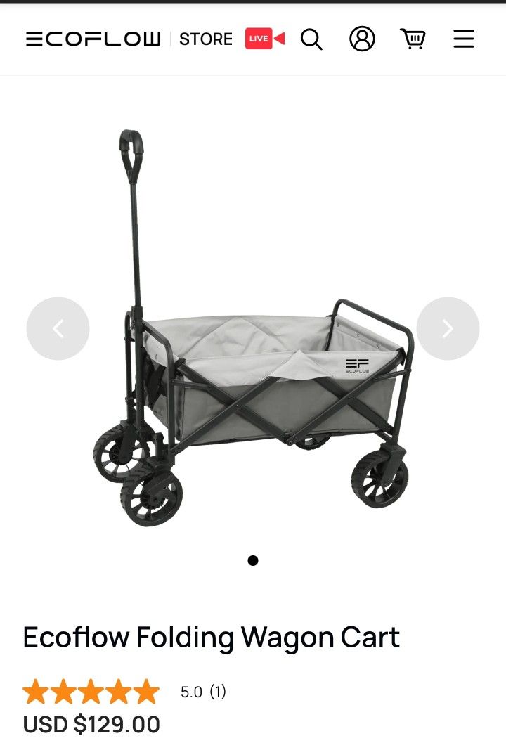 Brand New In Box - Ecoflow Folding Wagon