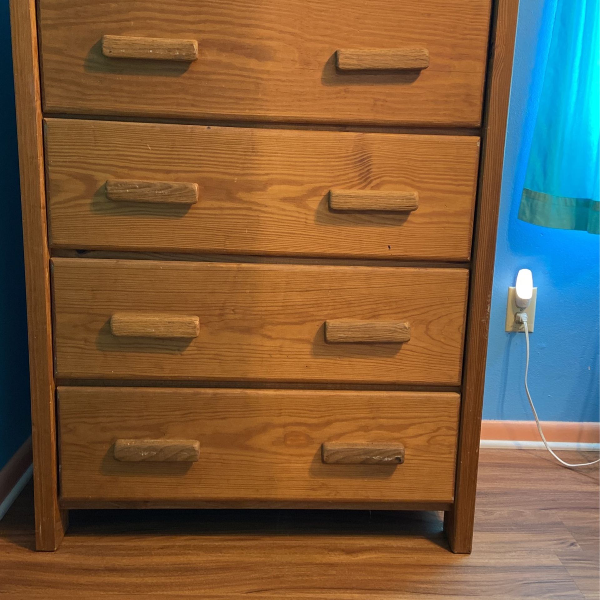 Tall Wood Dresser