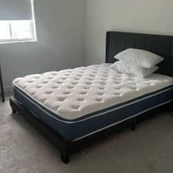 Gently Used Bed and Bed Frame – Great Condition!