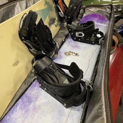 Two Snow Boards And Travel Case 
