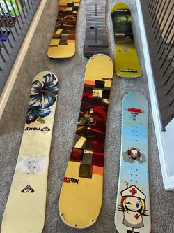NW Las Vegas nonfunctional snowboards for benches/wall hanging/decoration/anything you want!