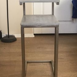Table - Grey And Chrome