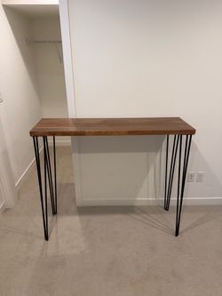 Wood entry way / hall table