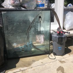 Fish Tank And Aquatop Canister Filter