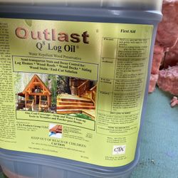 Log  Home Stain Outlast Q8 Log Oil