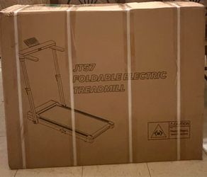 JAGJOG JT57 Folding Treadmill - 2.5HP, Black, New