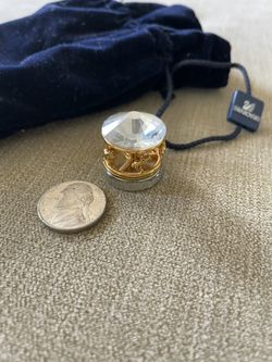 tiny swarovski carousel