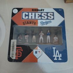 Giants and Dodgers Chess Set 