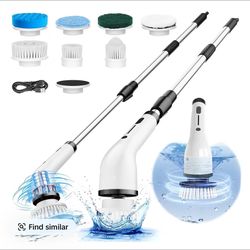 Electric Spin Brush With 8 Replaceable Heads