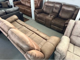 New recliner sofa and loveseat