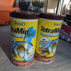 2xTetra Min Tropical Flakes Plus With Shrimp Meal For Maximum Flavor