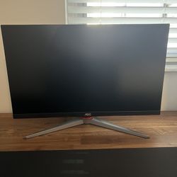 AOC 24G2 24" Frameless Gaming IPS Monitor, FHD 1080P, 1ms 144Hz, Freesync, HDMI/DP/VGA, Height Adjustable, Black/Red