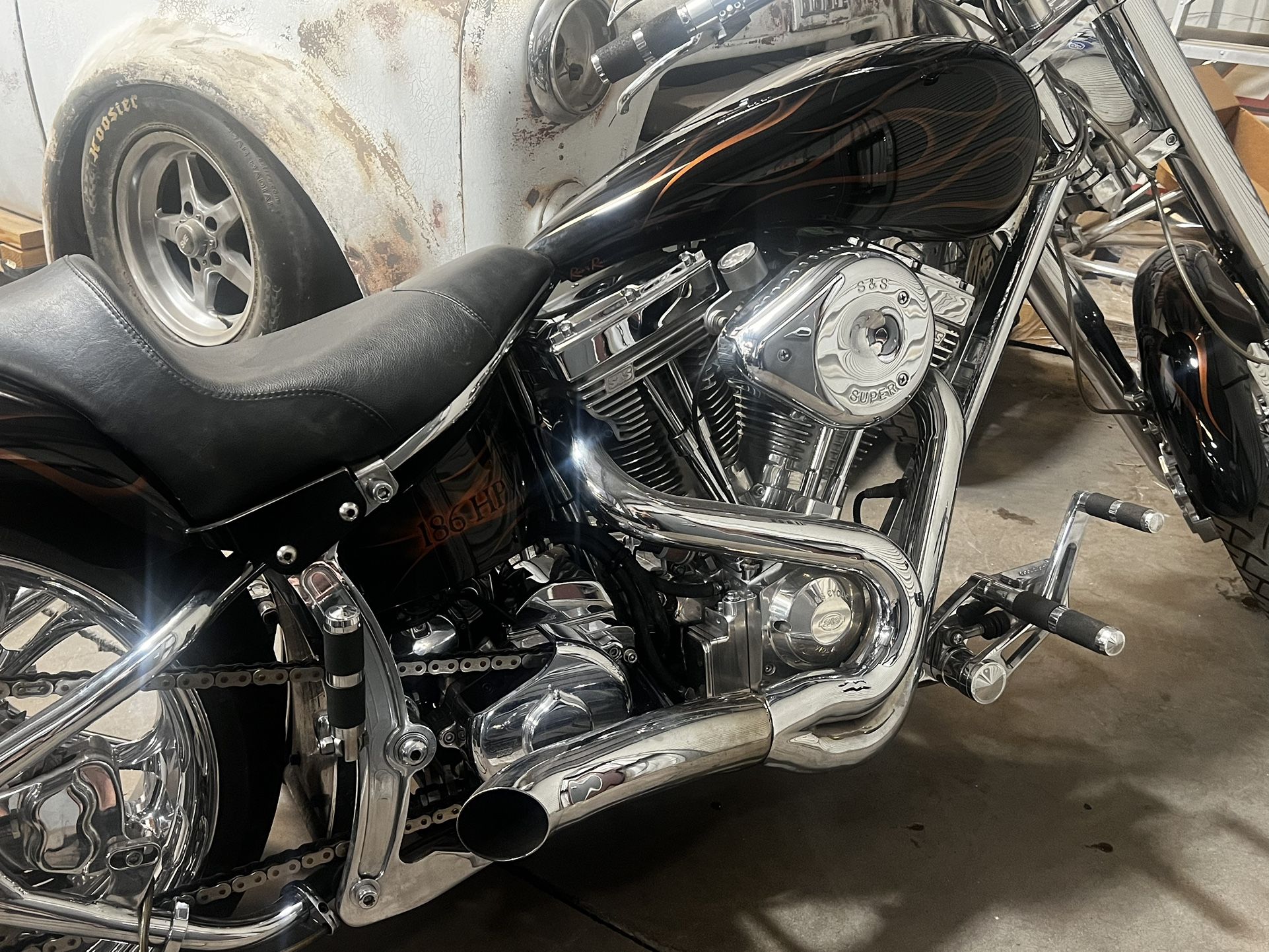 145ci S&S Tribute Engine Softail Chopper